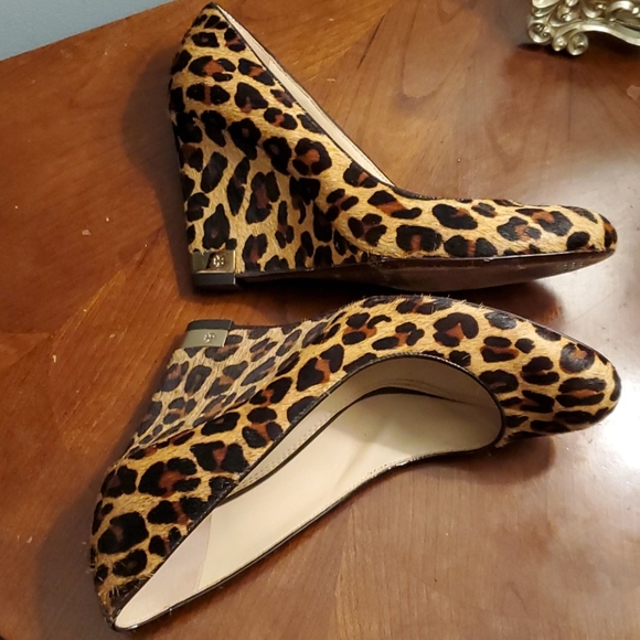 Tory Burch Shoes - Tory Burch Leopard Wedge